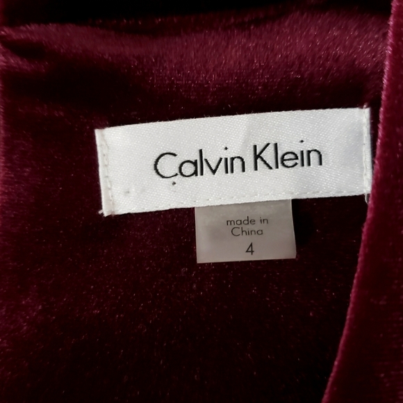 Calvin Klein Dresses & Skirts - Calvin Klein Women's Velvet Choker Sheath Dress